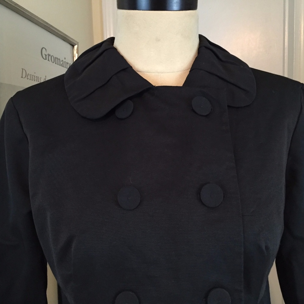 Mossimo Black Jacket Stretch L Double Breasted - image 3